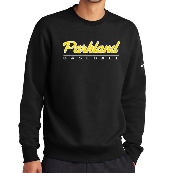 Parkland Baseball - Club Fleece Sleeve Swoosh Crew Thumbnail