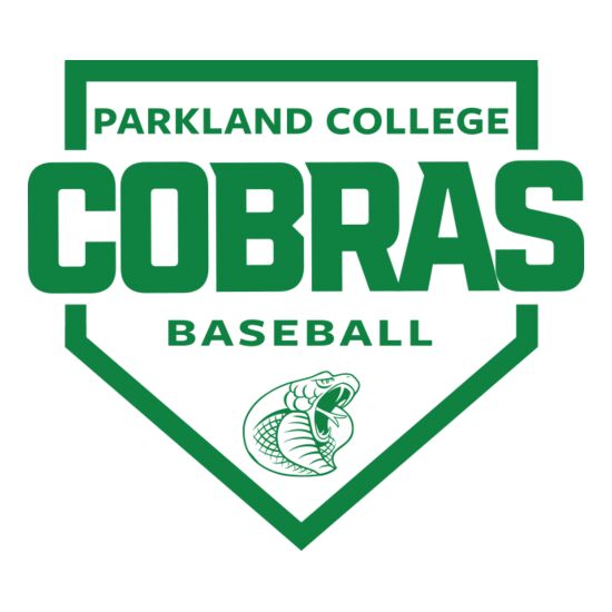 Parkland College Baseball Home Plate - Green Thumbnail