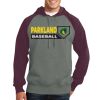 Raglan Colorblock Pullover Hooded Sweatshirt Thumbnail