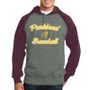 Raglan Colorblock Pullover Hooded Sweatshirt Thumbnail