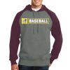 Raglan Colorblock Pullover Hooded Sweatshirt Thumbnail